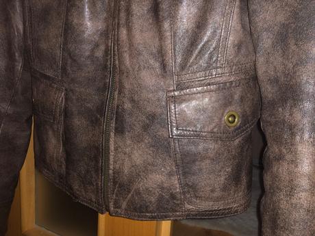 Jesenná bundička kožená, 36