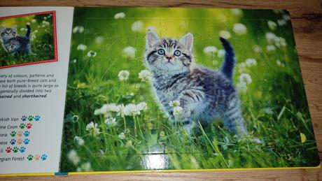 Mačiatka velká kniha s puzzle, 