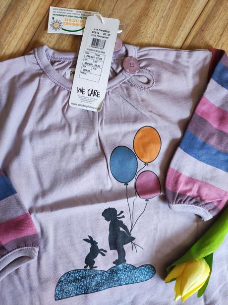 Baby tričko s balonikmi phister & philina, 74