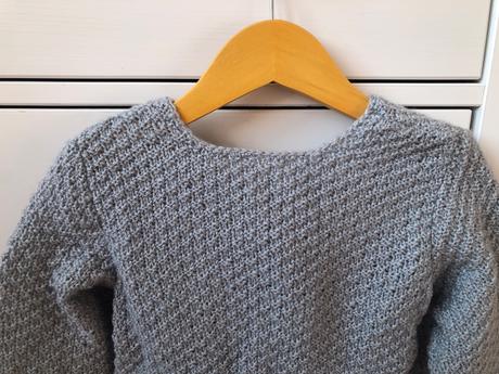 Modrý unisex handmade sveter, 104 - 110, 104