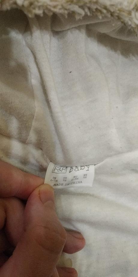 Huňatý vianočný overal, f&f,74