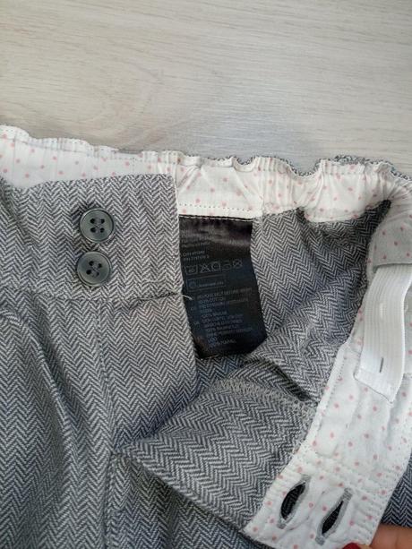 Dievčenské vzorované nohavice h&m (86), h&m,86