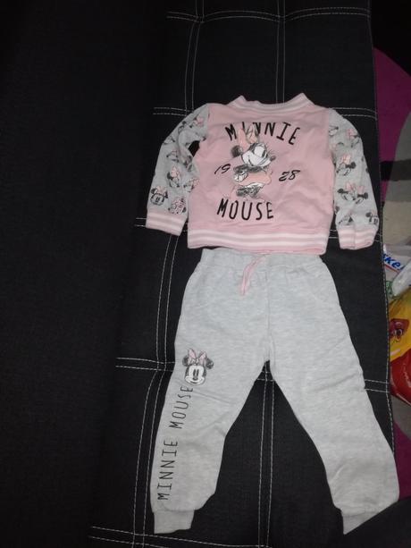 Dievčenská tepláková súprava minnie, veľ. 98, primark,98