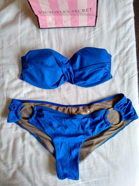 Victoria's secret bandeau bikini 32b/m, victoria's secret,m