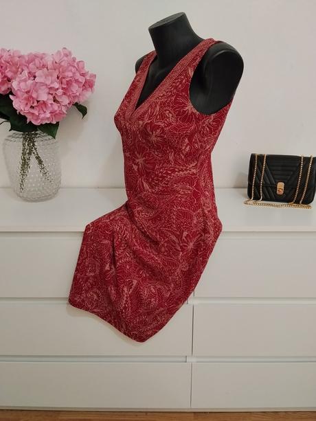 Inwear - vínovočervené šaty s paisley vzorom, 34