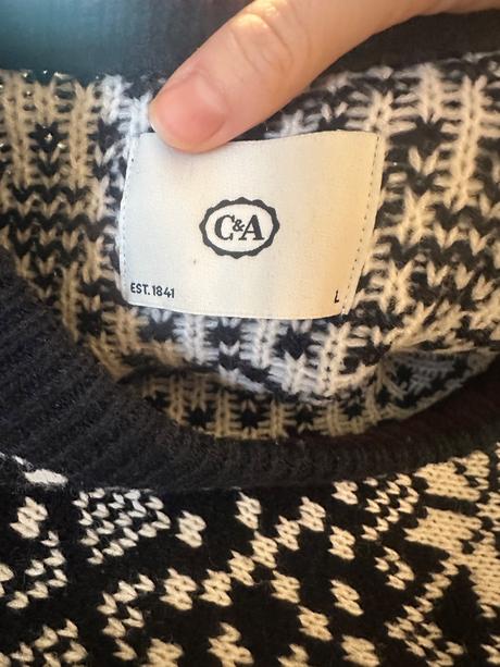 Pánsky zimný sveter, c&a,l