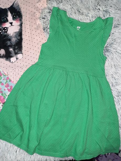 2 x letne bavlnene saty 110/116, 110