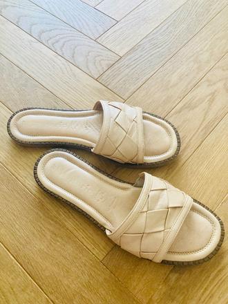 Kožené šľapky tamaris, tamaris,39