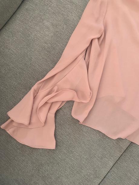 Blúzka slaboruzova elegantná zn.bershka s, bershka,s