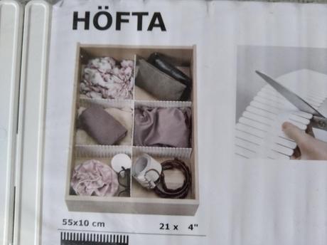 Höfta rozdeľovače do šuplíka, 
