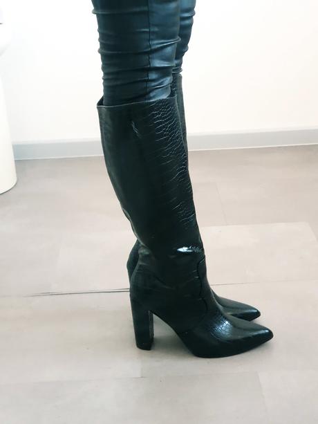 Čierne čižmy 40, 40