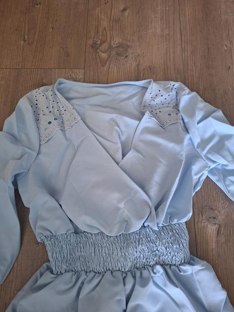 Modre letne saty sky blue, m / s