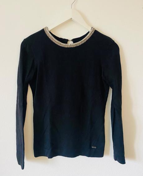 Mohito čierny svetrík s aplikáciou, mohito,m