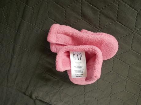 Flísove rukavičky s lepákom, gap,68