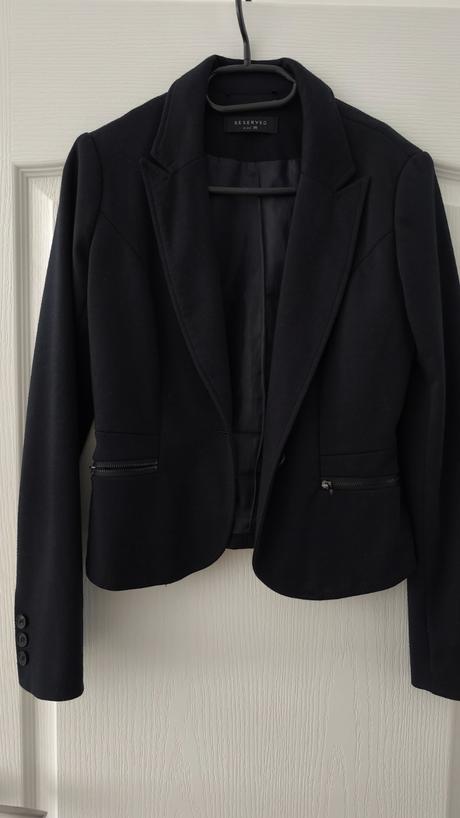 Tmavomodré sako reserved 36, reserved,s