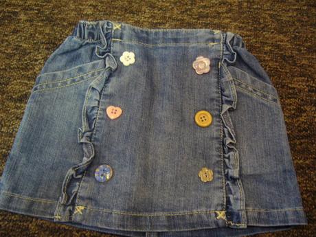 Riflová suknička, next,74