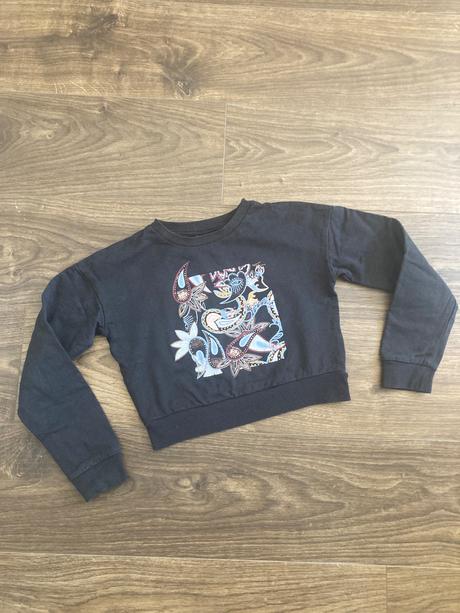 Crop-top mikina, 134