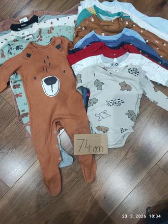 Chlapčenské oblečenie veľ.74cm, h&m,74