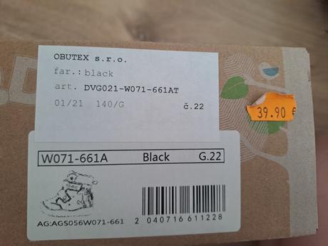 Zimné topánky, d.d.step,22