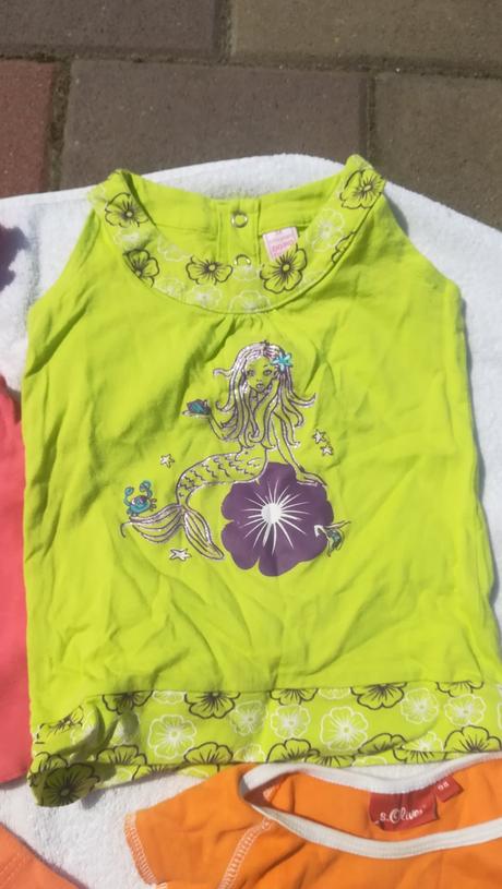 Letný balík 9 ks pre dievčatá, 104–116