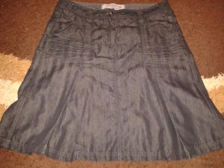 Sukňa rifloveho vzhladu 44, 32