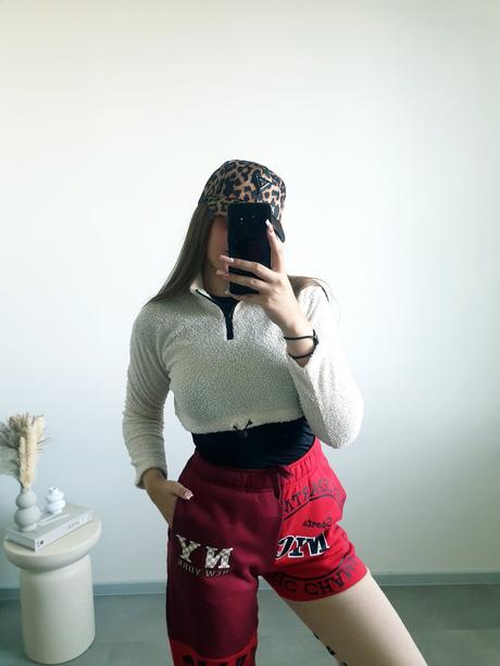 Crop mikina xs/s, xs