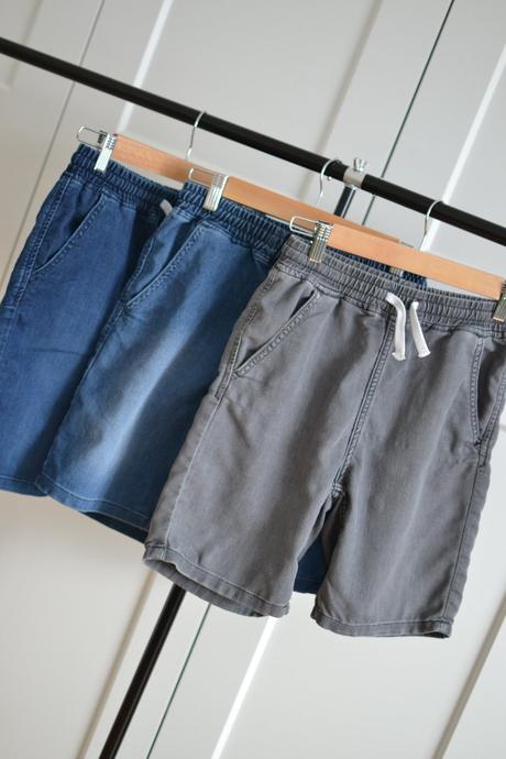 Rifľové kraťasy 152 3 ks, h&m,152