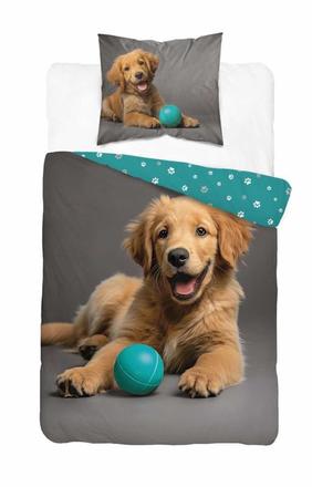 Obliečky pes s loptičkou 140/200, 70/80, šírka (cm): 140,dĺžka (cm): 200