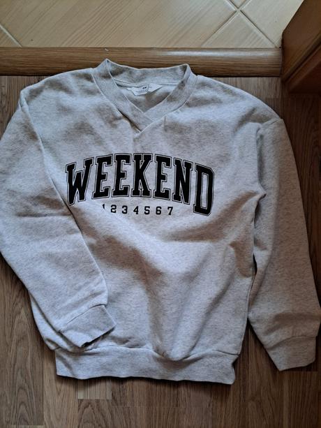 Jemne zateplena mikina 146/152, h&m,146