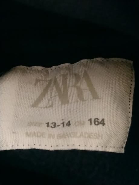Tmavo modrá mikina klokanka, zara, 158-164 cm, zara,164
