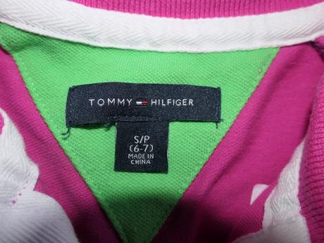 Tommy hilfiger dievcenske kvalitne saty 6/7r., tommy hilfiger,122