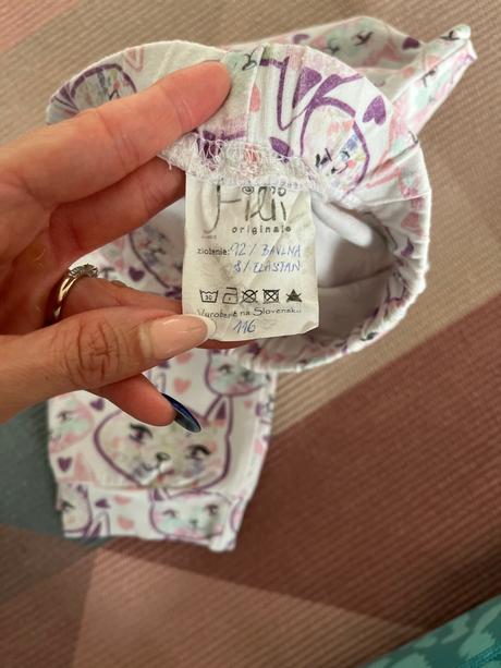 Detské pyžamo filii, 116