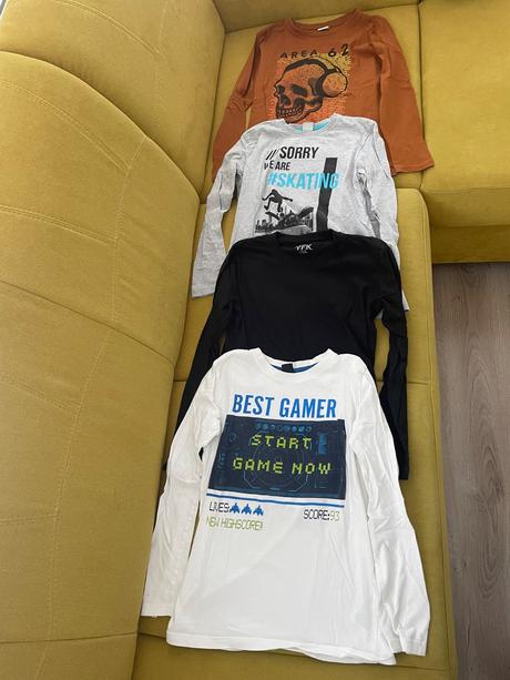 Tričká s dlhým rukávom 146/152, takko,146