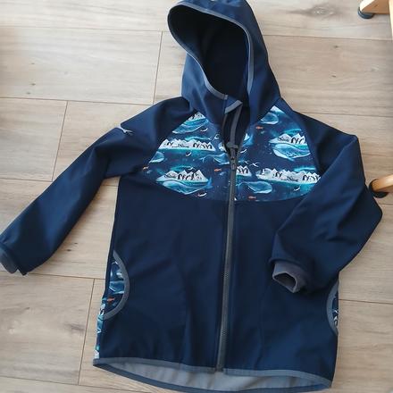 Softshellová bunda s fleesom, unuo,128