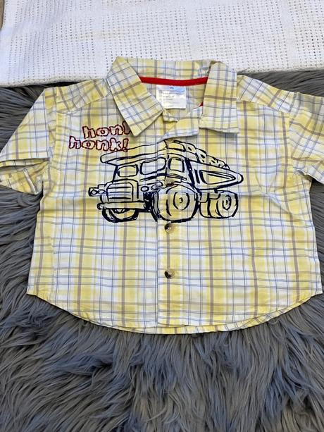 Chlapčenská kockovaná koseľa (86), 86