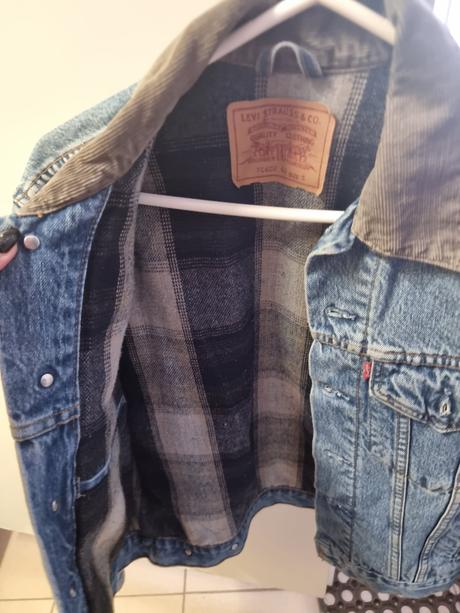 Zateplena zimna bunda, levis,s