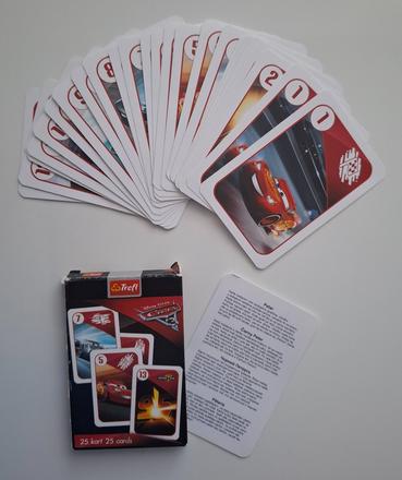 Karty - čierny peter "disney pixar cars", 