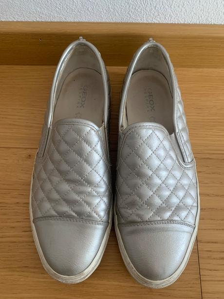 Geox béžové kožené mokasiny 37, geox,37