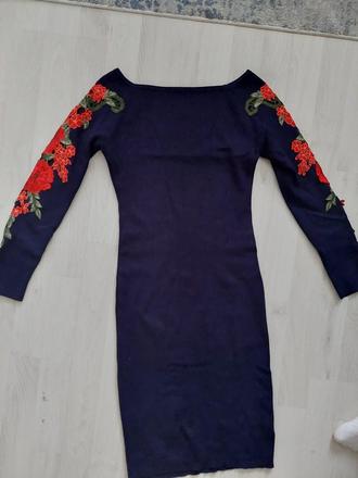 Svetríkové šaty uni, s