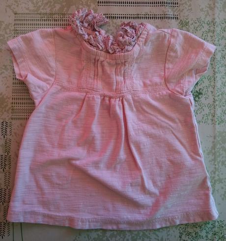 Svetlo ružové tričko, next, 62-68 cm, next,68