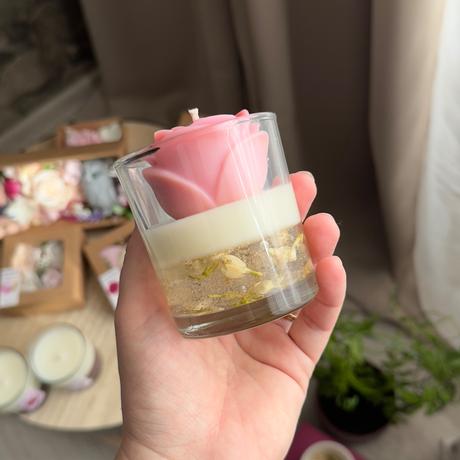 Sviečky zo sojoveho a geloveho vosku,