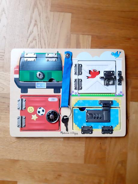 Melissa & doug doska so zámkami, 