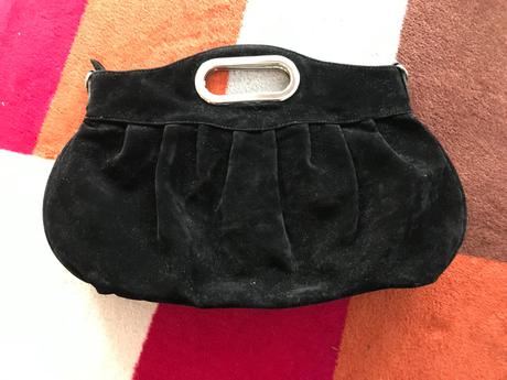 Kabelka  semišová   -  42 x 27 cm, 