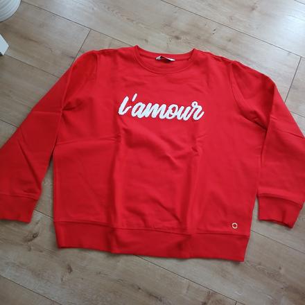 Červená mikina tchibo, tchibo,46