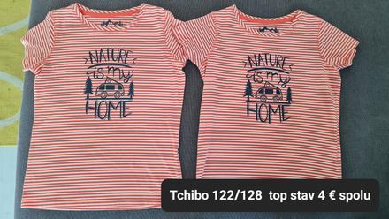 Tričká tchibo 122/128, 122