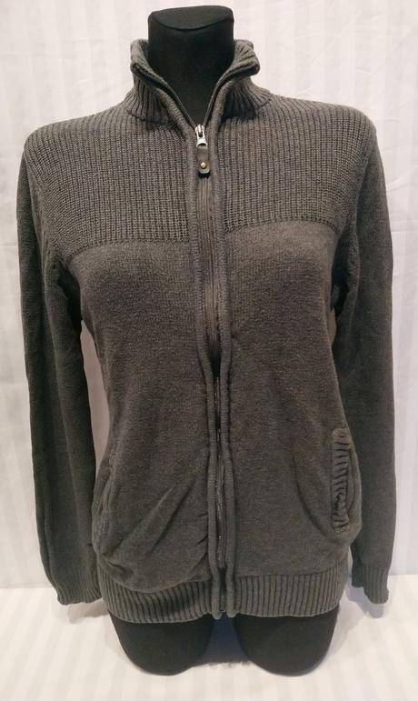 Dámsky tmavo sivý sveter, cedar wood state, m