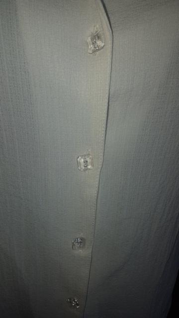 Biely blúzkový top, m