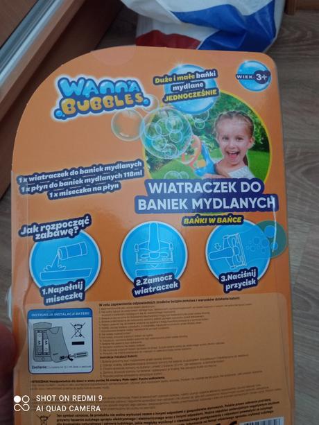 Stroj na bubliny nové, 