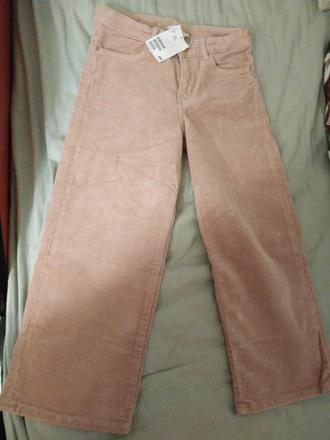 Mencestrove nohavice s visackou, h&m,128