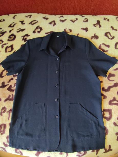 Retro damska cierna bluzka, velkost 40, 40